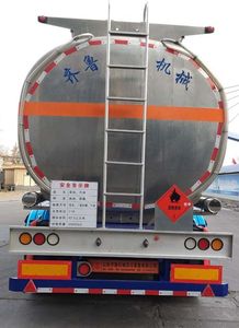 Qi Ji  QLZ9402GYY Aluminum alloy oil transport semi-trailer