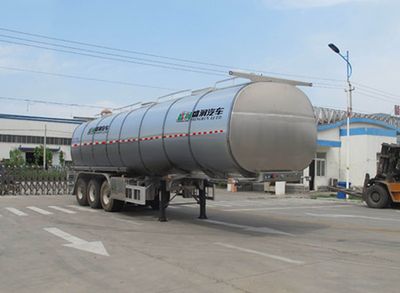 Shengrun  SKW9406GYSL Aluminum alloy liquid food transportation semi-trailer