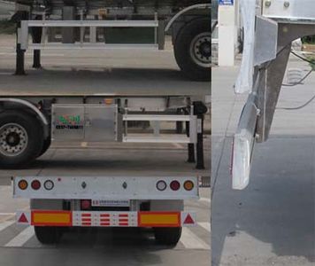 Shengrun  SKW9406GYSL Aluminum alloy liquid food transportation semi-trailer