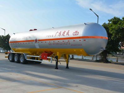 Jiuyuan  KP9406GYQSE Semi trailer for liquefied gas transportation