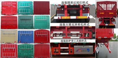 Zhengkang Hongtai brand automobiles HHT9403CCY Gantry transport semi-trailer