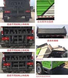 Yutong  YTZ5040ZZZZ1BEV Pure electric self loading and unloading garbage truck