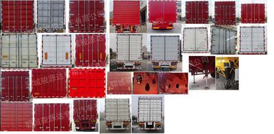 Yunteng  HJM9400XXY Box transport semi-trailer