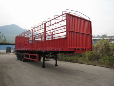 Yue Gong license plate car SGG9390TC Gantry transport semi-trailer