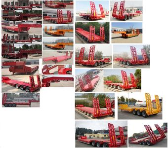 Xinhongda brand automobiles XHD9402TDP Low flatbed semi-trailer