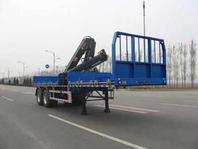 Huanda  BJQ9350TSQ Truck mounted lifting and transportation of semi-trailers