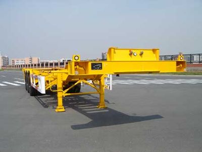 Tonghua  THT9381TJZ Retractable container transport semi-trailer