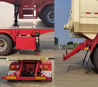 Guangtongda brand automobiles JKQ9405GFL Medium density powder material transportation semi-trailer