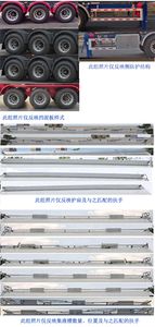 Tonghua  THT9400GPGF5 Ordinary liquid transport semi-trailer