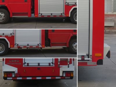 Jiangte brand automobiles JDF5100GXFPM40Q6 Foam fire truck