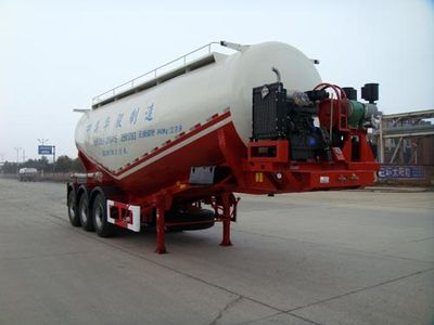 Huajun  ZCZ9404GFLHJB Medium density powder material transportation semi-trailer