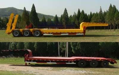 Huajun  ZCZ9400TDPHJA Low flatbed semi-trailer