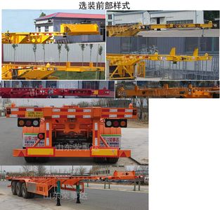 Shi Shi Da Pai Automobile RSD9400TJZ Container transport semi-trailer