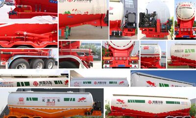 Guangya Tongda  JGY9401GXH Lower ash semi-trailer