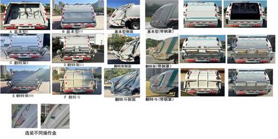 Dongfeng  EQ5075ZYSS6 Compressed garbage truck