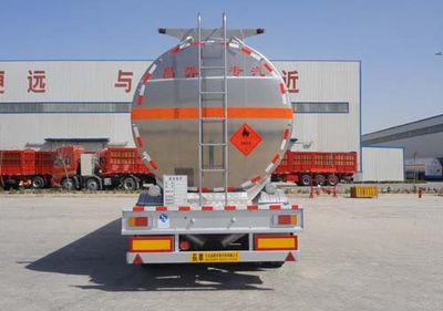 Changhua  HCH9400GYYJ Aluminum alloy oil transport semi-trailer