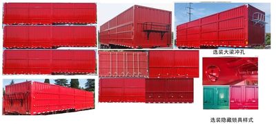 Fuyan Automobile HWL9400XXYEC Box transport semi-trailer