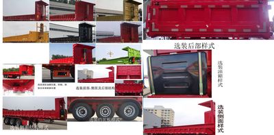 Zhongzhi Huaxing brand automobiles JLQ9404ZZX tipping chassis 