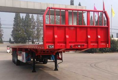 Guoshi Huabang brand automobiles XHB9401BP Flat semi-trailer