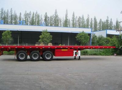 Guoshi Huabang brand automobiles XHB9401BP Flat semi-trailer