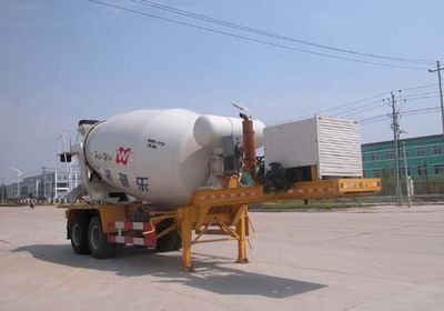 Hua Wei Chi Le  SGZ9340GJB Concrete mixing and transportation semi-trailer