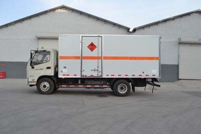 Huanda  BJQ5100XRQ Flammable gas box transport vehicle