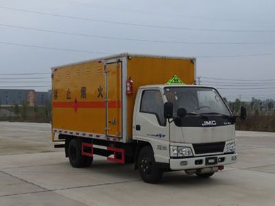 Jiangte brand automobiles JDF5060XRQJ5 Flammable gas box transport vehicle