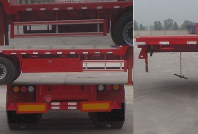 Shengyun brand automobile SRD9400TPBE Flat transport semi-trailer