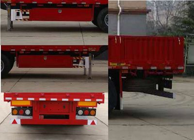 Yunyu  YJY9400ZZXP Flat dump semi-trailer