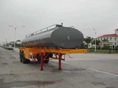 China National Automobile Corporation ZQZ9350GHY Chemical liquid transportation semi-trailer