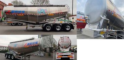 Changhua  HCH9408GFL40 Aluminum alloy medium density powder material transportation semi-trailer