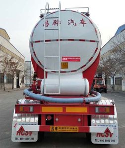 Changhua  HCH9408GFL40 Aluminum alloy medium density powder material transportation semi-trailer