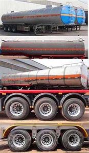 Zhengkang Hongtai brand automobiles HHT9406GHY Chemical liquid transportation semi-trailer