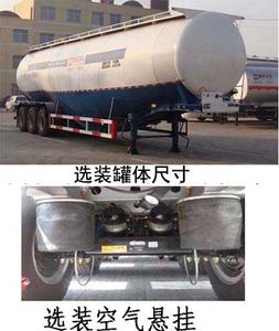 Tongyada  CTY9406GFL68 Low density powder material transportation semi-trailer