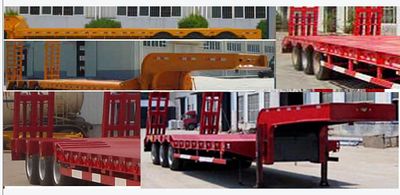 Wuyi  FJG9400TDP Low flatbed semi-trailer