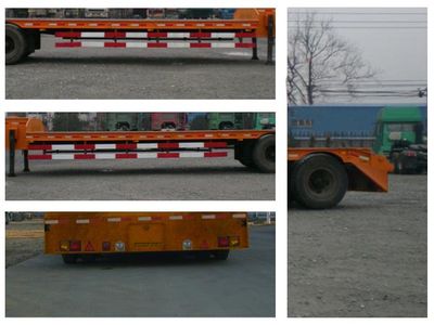 Zhongshang Automobile ZZS9354TDP Low flatbed semi-trailer