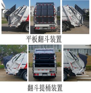 Fulongma  FLM5121ZYSNJBEV Pure electric compression garbage truck