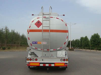 Lingyu  CLY9407GYY1 Aluminum alloy oil transport semi-trailer