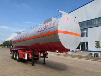 Lisheng  HLS9409GRY Flammable liquid tank transport semi-trailer