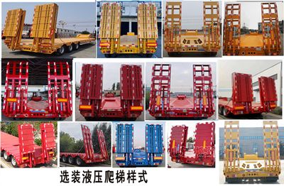 Chenlu  LJT9406TDP Low flatbed semi-trailer