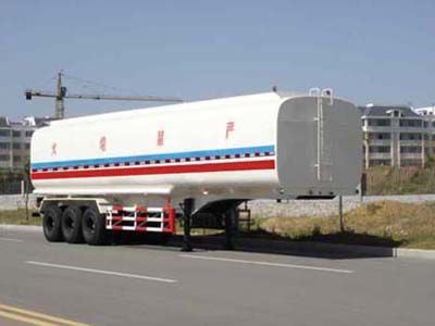 Wuyue  TAZ9390GYY Oil transport semi-trailer