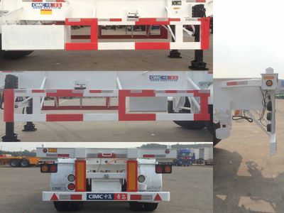 CIMC ZJV9406TWYQD Transport semi-trailer of dangerous goods tank frame