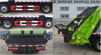 Zhongtian  ZTP5072ZYS Compressed garbage truck