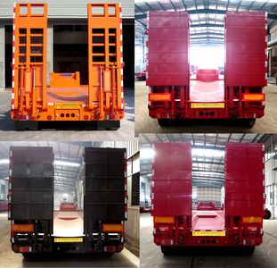 Yangjia  LHL9381TDP Low flatbed semi-trailer