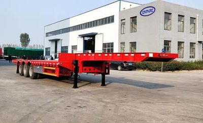 Kaida Hongye  WKD9400TDP Low flatbed semi-trailer