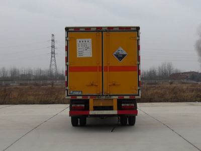 Jiangte brand automobiles JDF5040XFWE5 Corrosive goods box transport vehicle