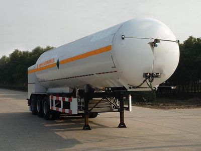 Han Zhong Shen Leng  ZHJ9409GDYA Low temperature liquid transport semi-trailer