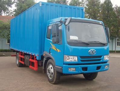 Jiefang Automobile CA5090XXYPK2L2 Flat headed diesel box transport vehicle