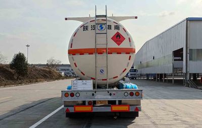 Shaanxi Automobile SHN9400GRYP410 Flammable liquid tank transport semi-trailer