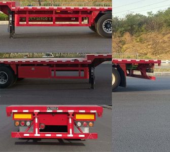 Qijing  QHV9400TPB Flat transport semi-trailer